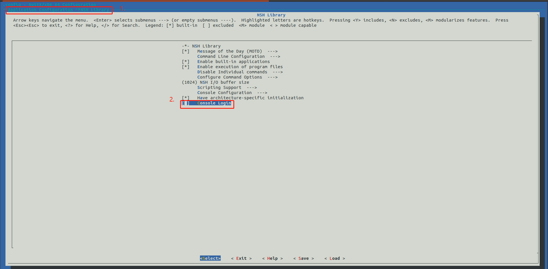 menuconfig
